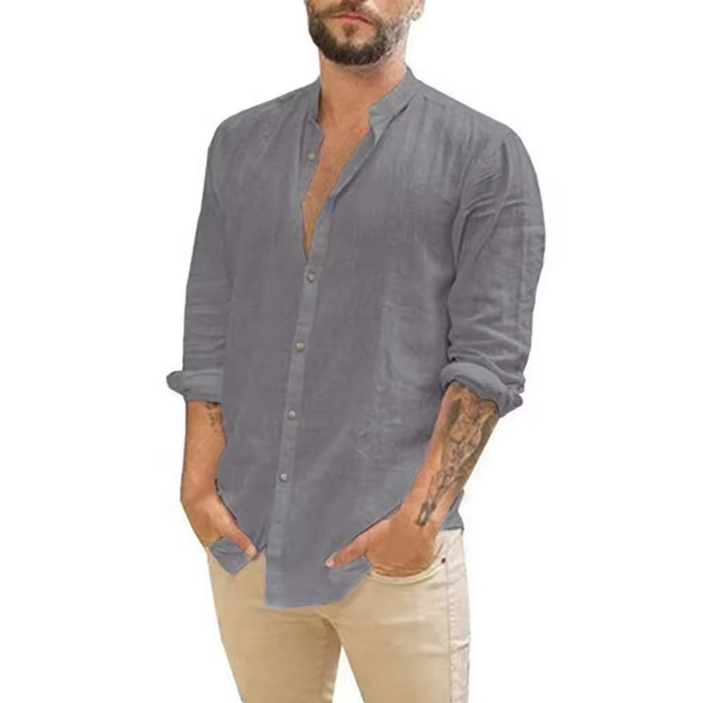 Matteo™ | Chemise manches longues en lin