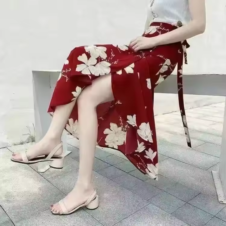 Luna™ | Jupe longue motif floral
