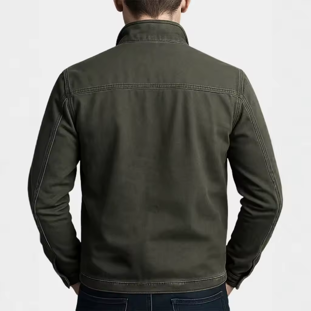 Mason™ | Veste en Coton avec Fermeture Zippée