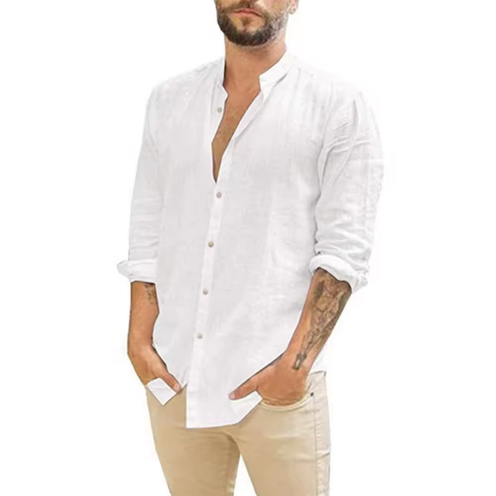 Matteo™ | Chemise manches longues en lin