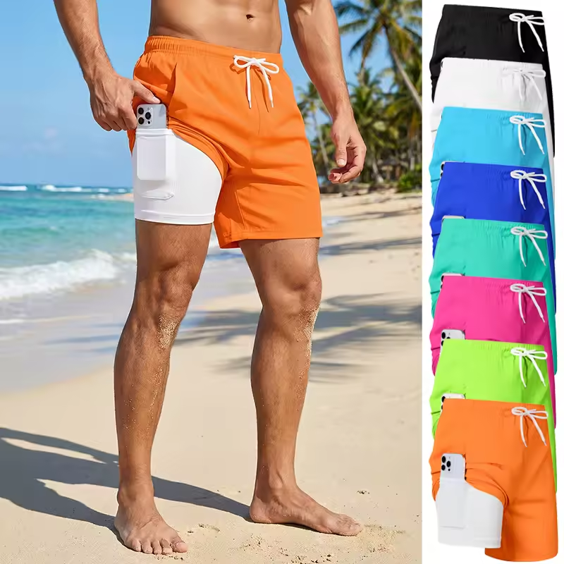 Drake™ | Short de bain avec poche pour téléphone