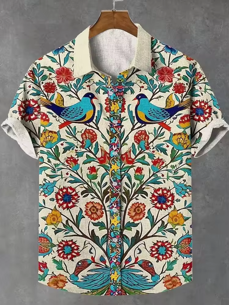 Liam™ | Chemise design coloré
