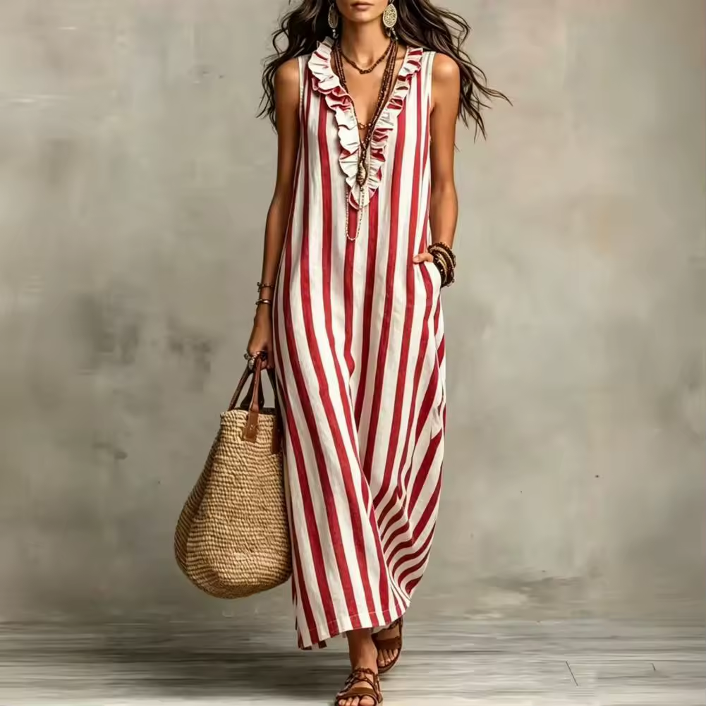 Stella™ | Robe Longue en Coton