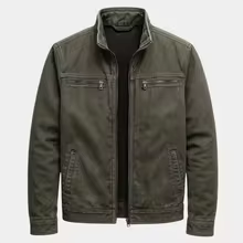 Mason™ | Veste en Coton avec Fermeture Zippée