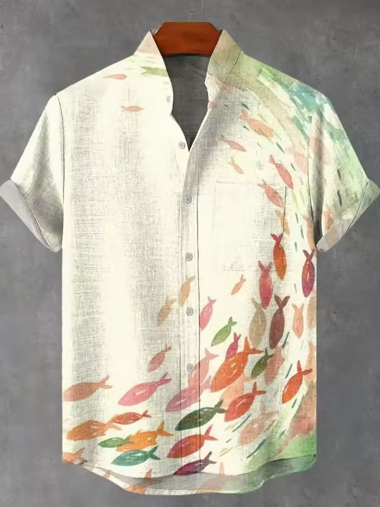 Liam™ | Chemise design coloré