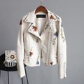 Bella™ | Veste en Similicuir à Motif Floral