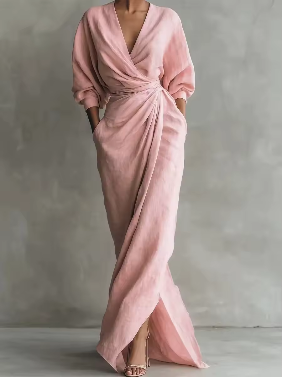 Maya™ | Robe maxi élégant en lin