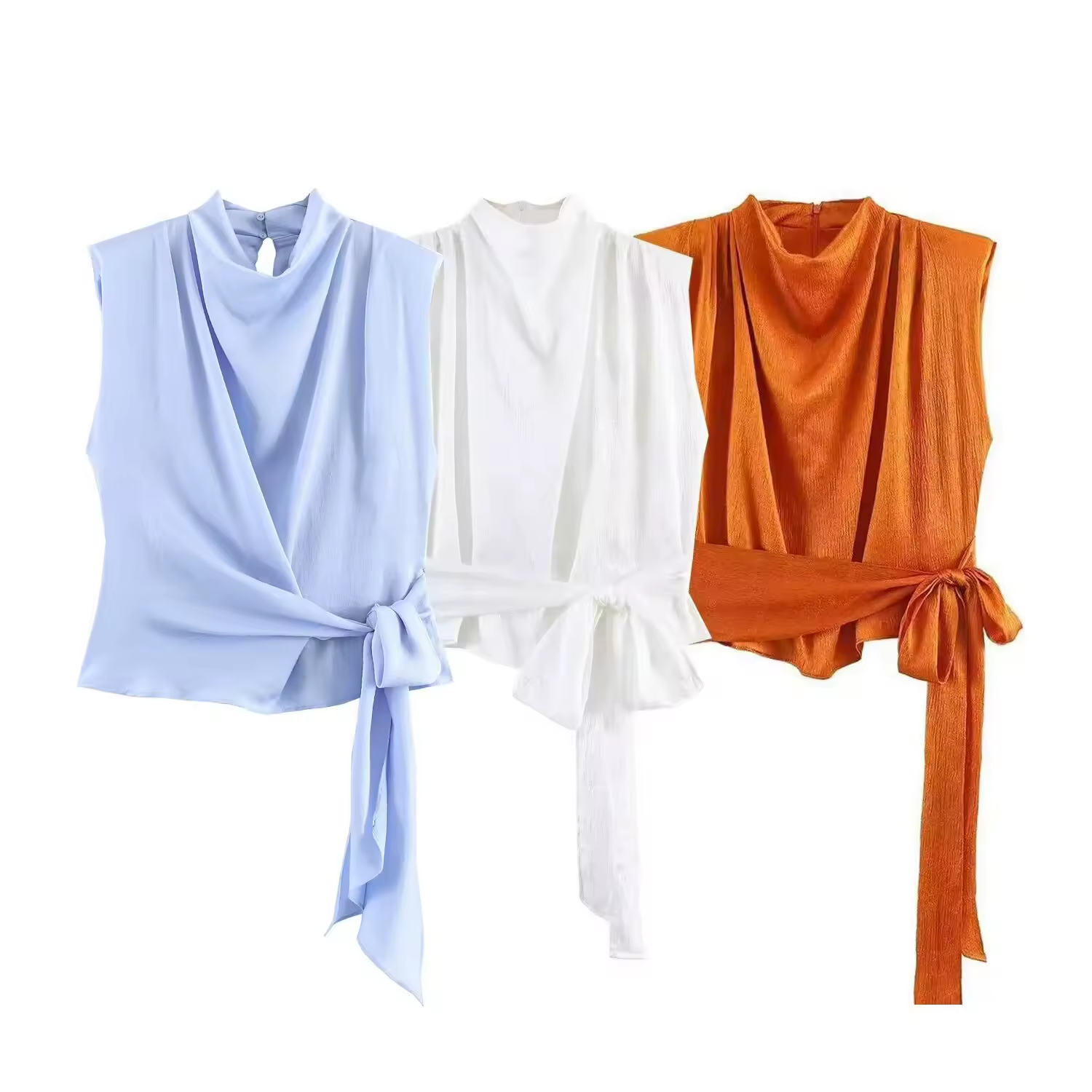 Camille™ | Top élégant effet satin