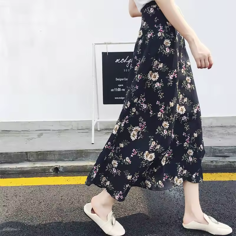 Luna™ | Jupe longue motif floral