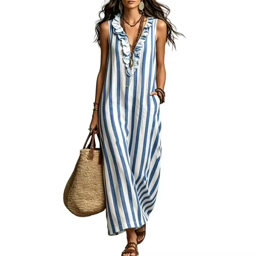 Stella™ | Robe Longue en Coton