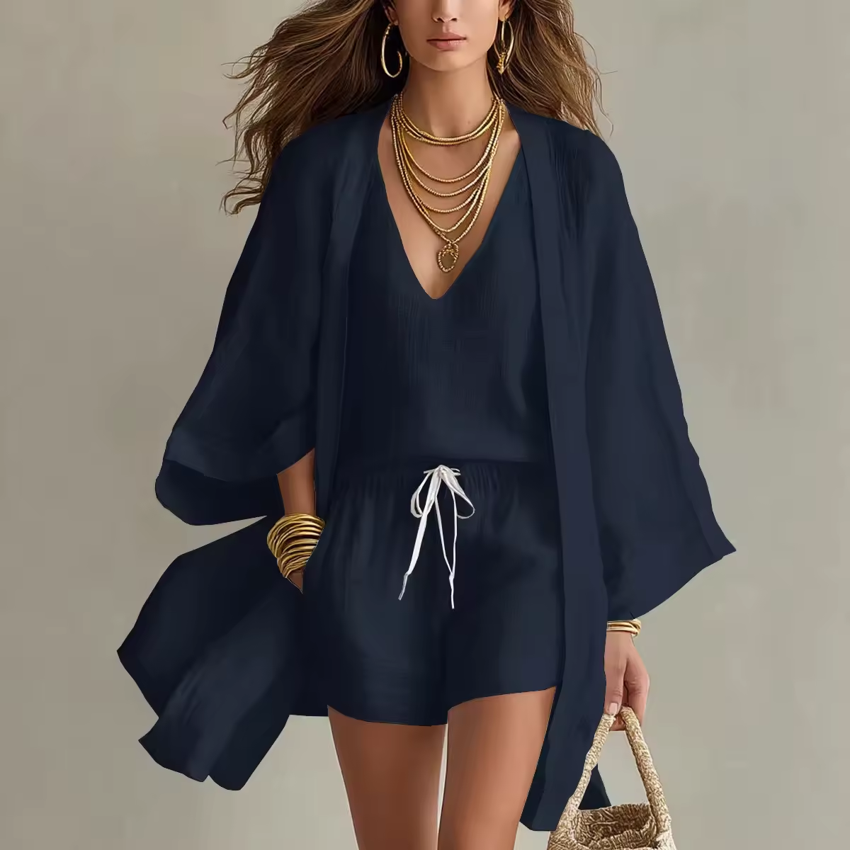 Elena™ | Ensemble élégante 3 pièces  en coton